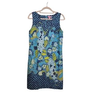 Lilly Pulitzer Stephanie Sleeveless Shift Dress in Don't be Koi